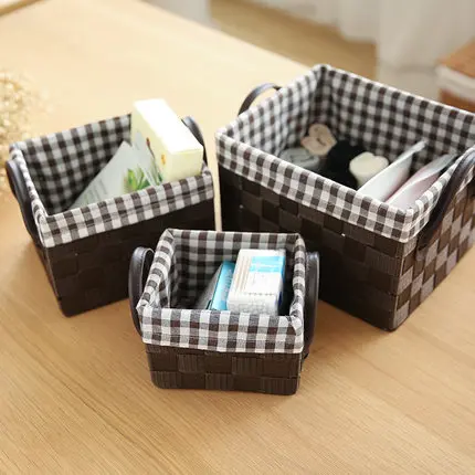 

Cosmetics storage box office storage box storage box socks remote control storage box without cover with handle