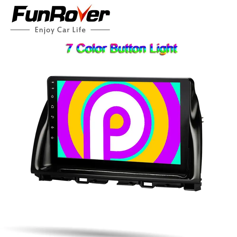 Sale Funrover 2.5D+IPS Car Radio Multimedia android 9.0 Video Player Navigation GPS For Mazda Cx-5 cx5 cx 5 2014-2016 No dvd rds bt 3