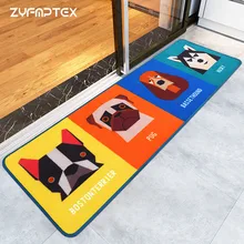 ZYFMPTEX ковер с рисунком для гостиной современный полиэстер прямоугольный короткошерстный домашний ковер кухня Длинный Кот рыба Patten