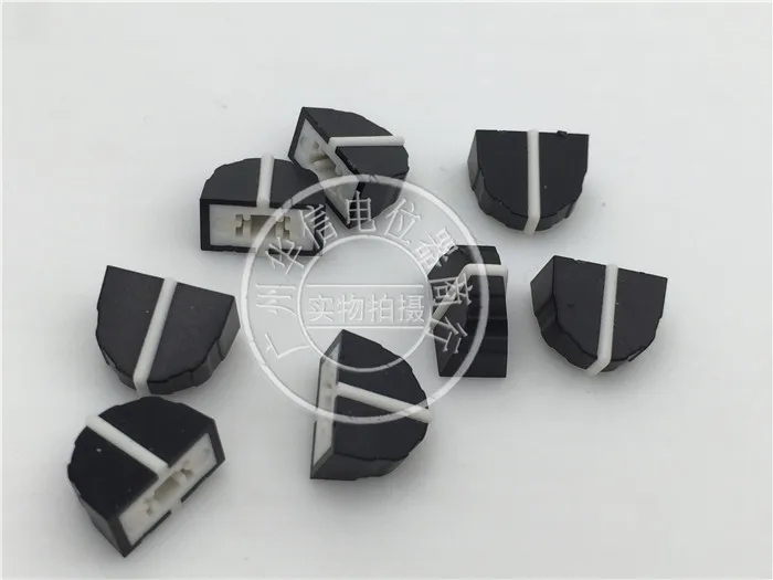 60pcs equalizer fader knob cap 11MMX9MM / black No. 3 hole 4MM