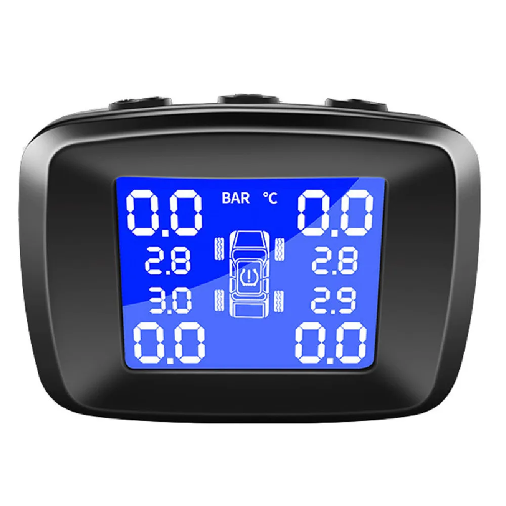 Автомобильный прикуриватель контроль давления в шинах TPMS ЖК-дисплей Встроенный датчик обнаружения давления в шинах Система сигнализации TY13A
