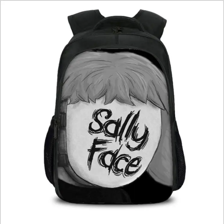 Sally Face, рюкзаки для детей, школьные сумки для подростков, рюкзак с принтом, сумка в стиле хип-хоп, унисекс, дорожная сумка для книг, нейлоновая