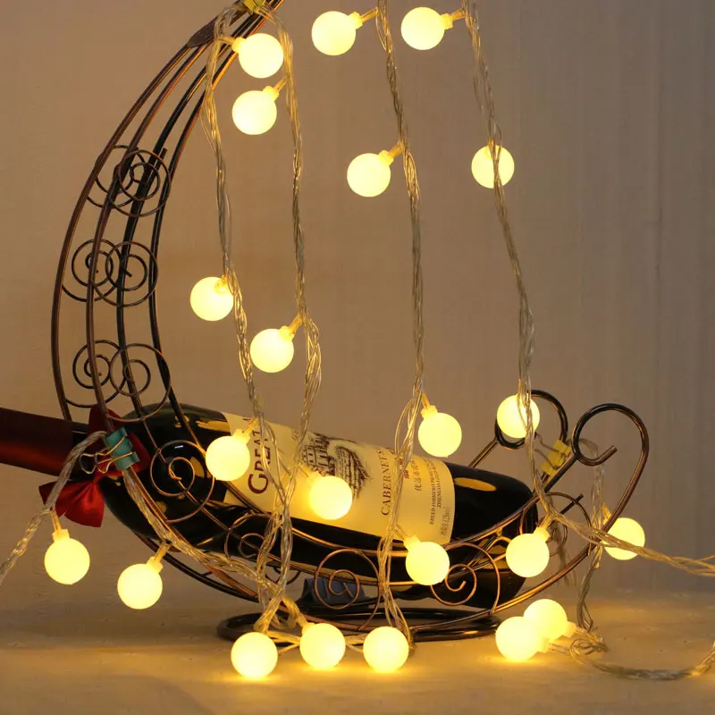 Beste 10 M 100LED 20 M 200LED Kerst Kerstverlichting 220 V Waterdichte Outdoor LED Snaren Licht Vakantie Bruiloft Party NIEUWJAAR verlichting