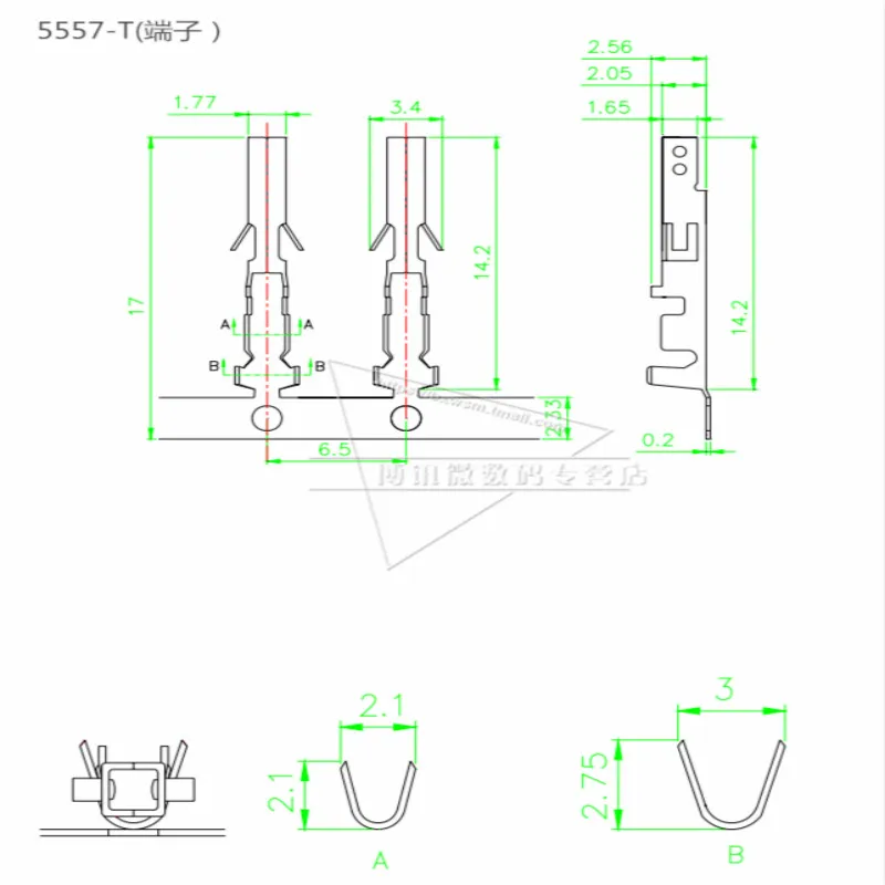 100 قطعة/الوحدة 4.2 مللي متر 5557 و 5559 سلسلة الذكور و الإناث محطة دبابيس للكمبيوتر ATX/PCI-E/EPS الطاقة كابل إمداد الطاقة.