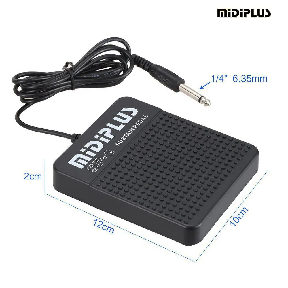 

MIDIPLUS sp-2 Universal Electronic Keyboard Sustain Pedal for Midi keyboard piano electronic piano voder general
