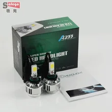 HB4 66w COB chip car LED headlight 9006 6000LM headlamp LED headlight FOR hb4 Car LED
