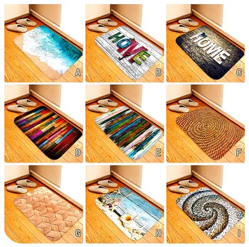 

2019 hot products 50X80 CM Carpet Hallway Doormat Anti - Slip Carpet Absorb Water Kitchen Mat/Rug Household Family Low price