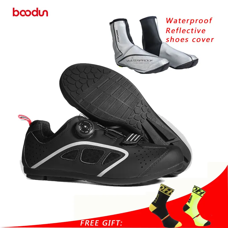 

Boodun Leisure Bicycle Bike Shoes Road MTB Non-Lock Cycling Shoes Sneakers Ultralight Breathable Rubber Sole Sports Shoes