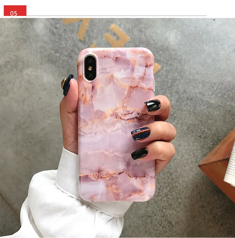 Cute Marble Luxury TPU Phone Case For iPhone 6 7 8 Plus Case Cover For iPhone X XS 7Plus 8Plus 6s Plus 6s XR Max Cases Capinha   (22)