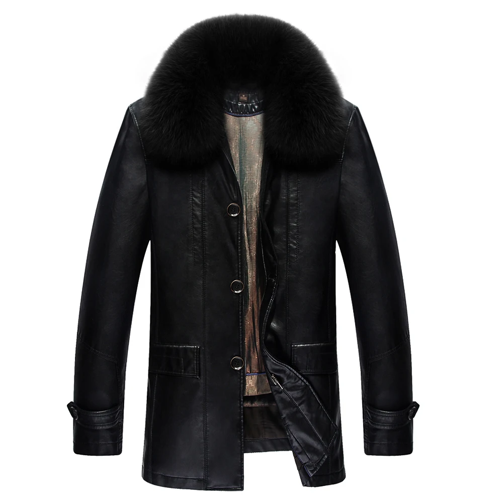 Купить Зимнее Кожаное Пальто Мужское