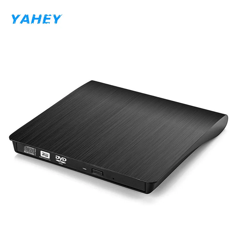 USB 2.0 External CD/DVD ROM Player Optical Drive DVD RW Burner Reader Writer Recorder Portatil for Laptops PC Windows 7/8/10