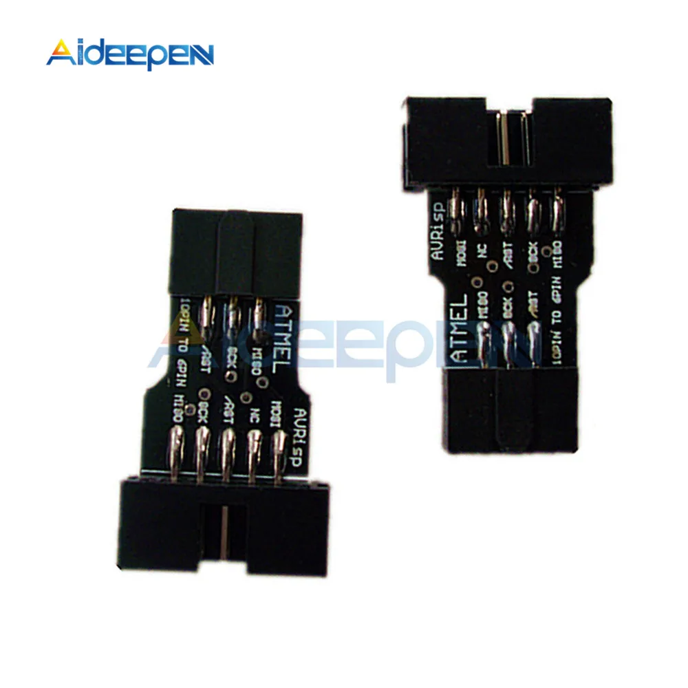 

2pcs/pack 10Pin to 6PiN Convert Standard 10 Pin 6 Pin Adapter Board For ATMEL STK500