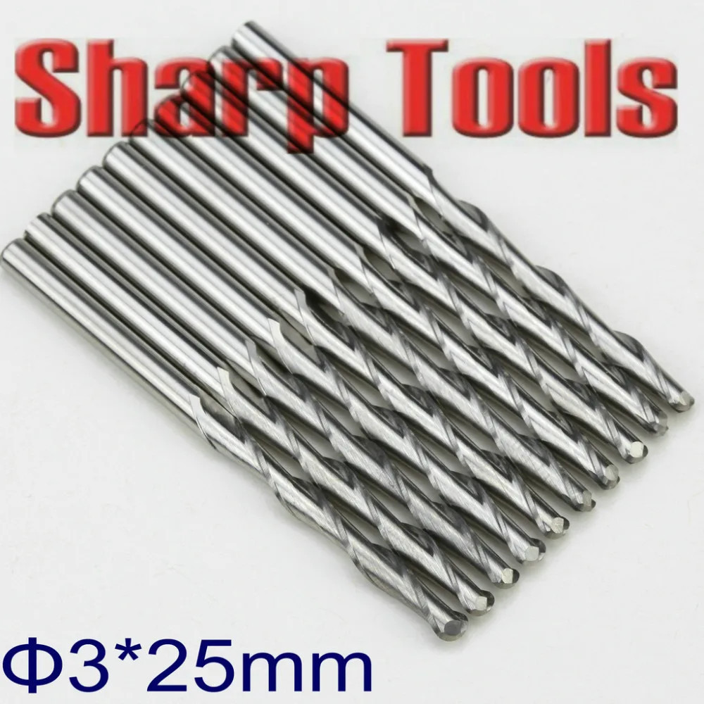 

3.0*25mm 2 Flutes Ball End Milling Tools Spiral Router Bit CNC 3D Ball Nose End Mill Carbide Engraving Tools CNC Cutter Freeship