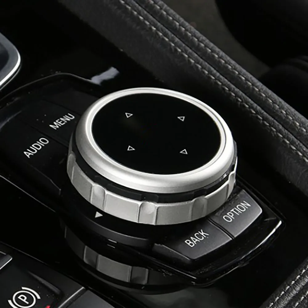 Idrive Car Multimedia Buttons Cover Control Knob Button Drive Stickers Interior Accessories | Автомобили и мотоциклы