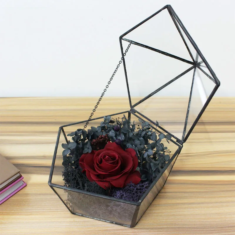 New Creative Furnishing Articles Geometric Glass Greenhouse
