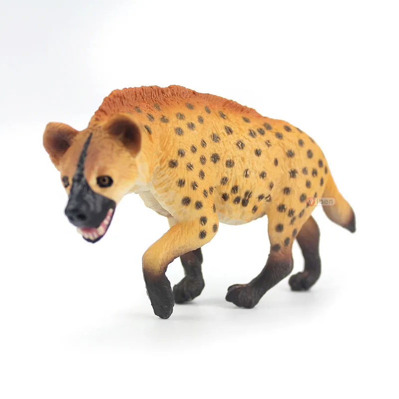 Wiben Hyena Wildebeest моделирование животных модели игрушки Фигурки Высокое качество Коллекция Подарки для мальчиков - Цвет: Hyena