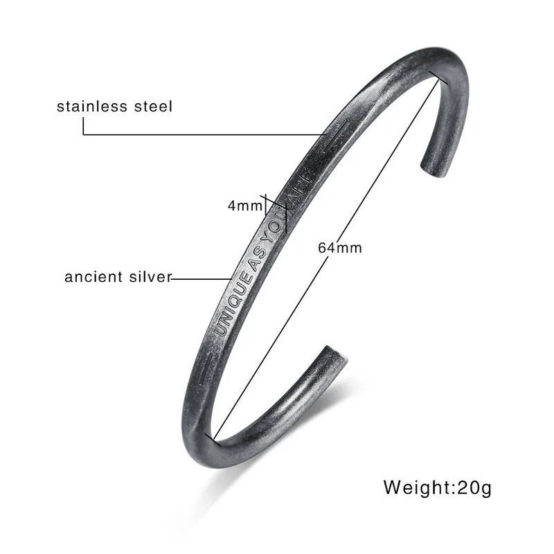 Men's Rugged Cuff Bracelet\