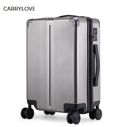 

CARRYLOVE High quality, business, sexy, male 20/24 inch size ABS Rolling Luggage Spinner brand Travel Suitcase