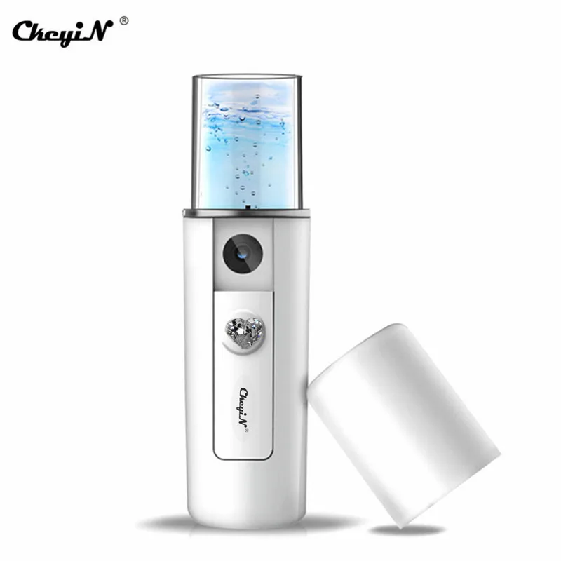 

Portable Nano Facial Nebulizer Electric Moisturizing Face Steamer Mini USB Rechargeable Vibration Hydrating Beauty Equipment 30