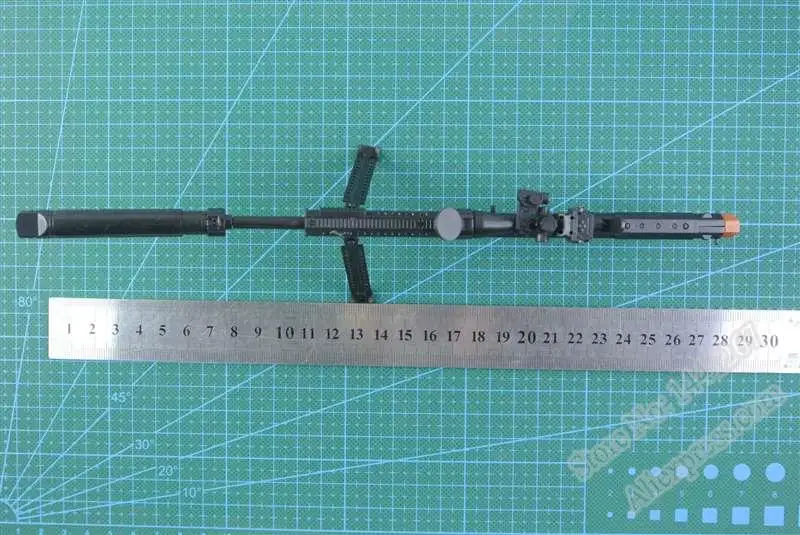 1:6 M82A1 Барретт снайперская винтовка Сборная модель ружья сборка пластиковое оружие для 1/6 Солдат Военные строительные блоки игрушка