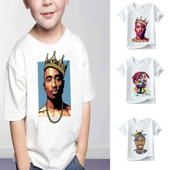 

DERMSPE 2019 New Summer Fashion Baby Girls Boys Short Sleeve Printed Funny T-shirt Tops New Quality Kids T-Shirt Tops White