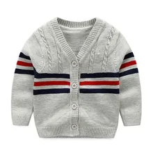 Хлопковый свитер; Модная одежда для малышей; свитер на пуговицах для мальчиков; кардиган для маленьких мальчиков; свитер; одежда для маленьких мальчиков; Новинка года; сезон весна
