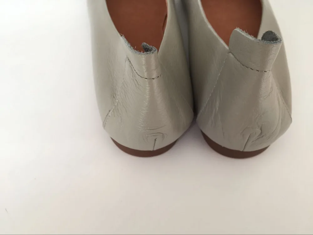 Г. Новая женская обувь с закрытым носком модная обувь из натуральной кожи с острым носком на низком каблуке