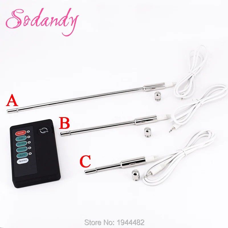 Bipolar Electrode Urethral Penis Plug Electro Shock Stainless Steel