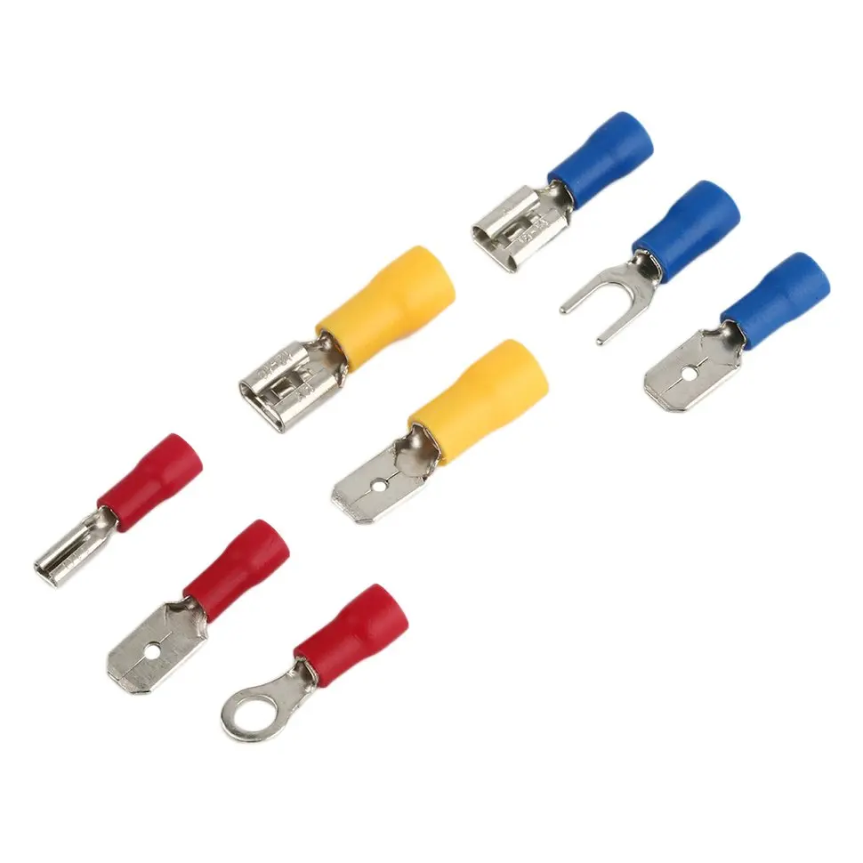 

5x 280xAssorted Crimp Spade Terminal Insulated Electrical Wire Connector Kit Set