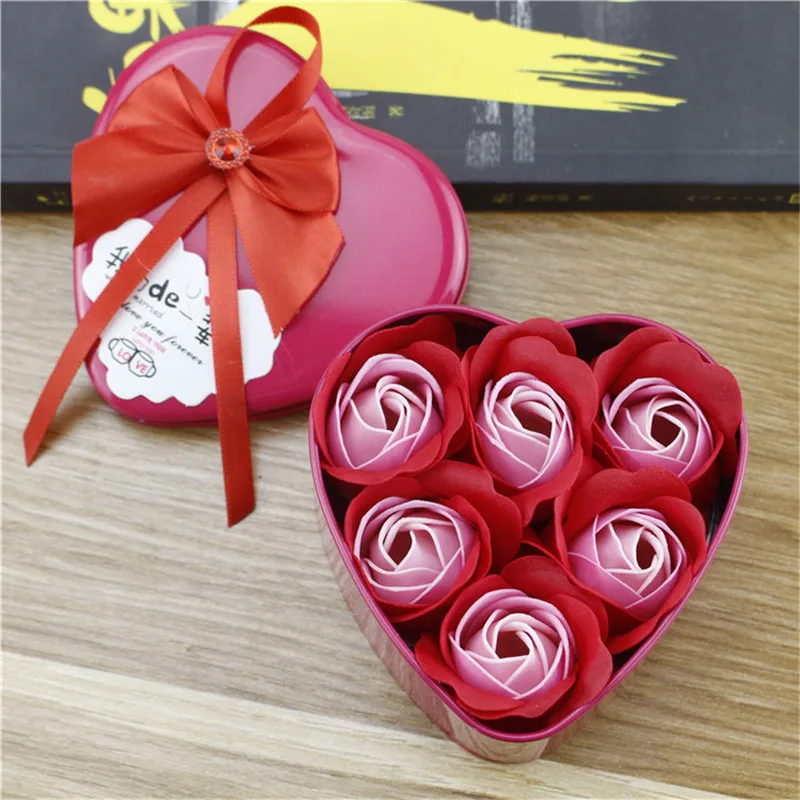 

Soap flower gift box Christmas Valentine's gift immortal flower simulation rose bouquet creative gift wedding decoration