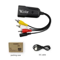 HDMI to RCA AV CVBS Component Converter Scaler 1080P Adapter Cable Box for Monito L/R Video HDMI2AV HD Support NTSC PAL - Image 6