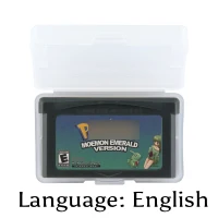 

32 Bit Video Game Cartridge Pokemonn Moemon Emerald Console Card US Version English Language Support Drop Shipping
