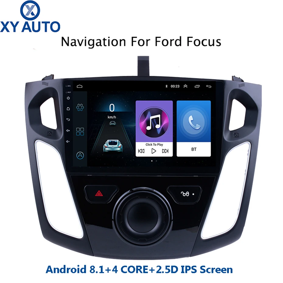 Perfect 9 inch 2.5D IPS Tempered HD multi-touch screen Android 8.1 NAVI for ford focus 2012-2015 with Bluetooth USB WIFI support SWC 0 Perfect 9 inch 2.5D IPS Tempered HD multi-touch screen Android 8.1 NAVI for ford focus 2012-2015 with Bluetooth USB WIFI support SWC 0