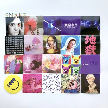 

20pcs Colorful ins style Sticker Graffiti Anime Funny Waterproof PVC Stickers for Suitcase Skateboard Laptop Fridge Stickers