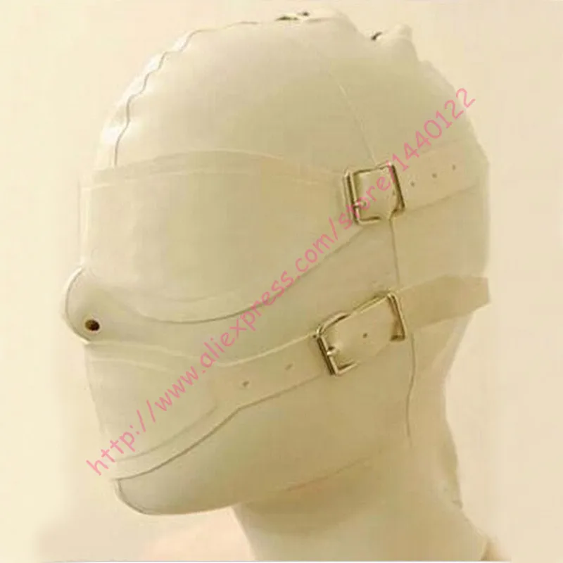 

2016 New Arrive Latex hood mask With Eyes And Mouth Cover Fetish Rubber Unisex Mask plus size Hot sale Customize service