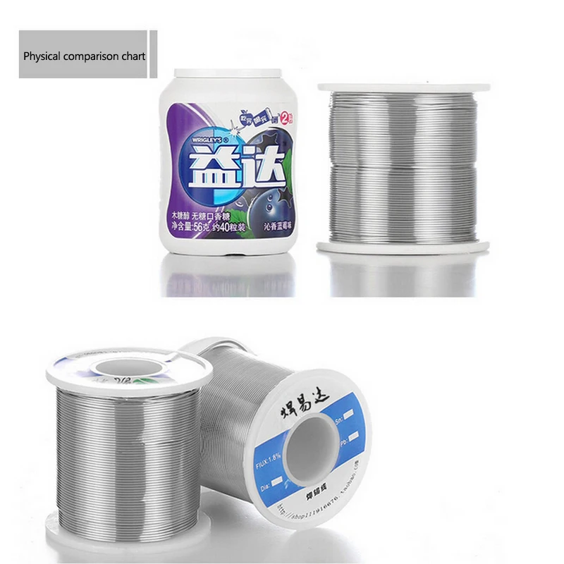 Tin Lead Rosin Core Soldering Wire 0.8mm 63/37 Welding Solder Flux 50g Iron for Welder 2% Soldering Reel Welding Wire
