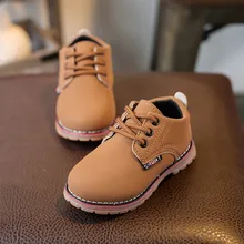 Детская обувь для мальчиков; кожаные кроссовки Martin; водонепроницаемые детские полуботинки; сезон весна; мотоботы для малышей; брендовые кроссовки для девочек