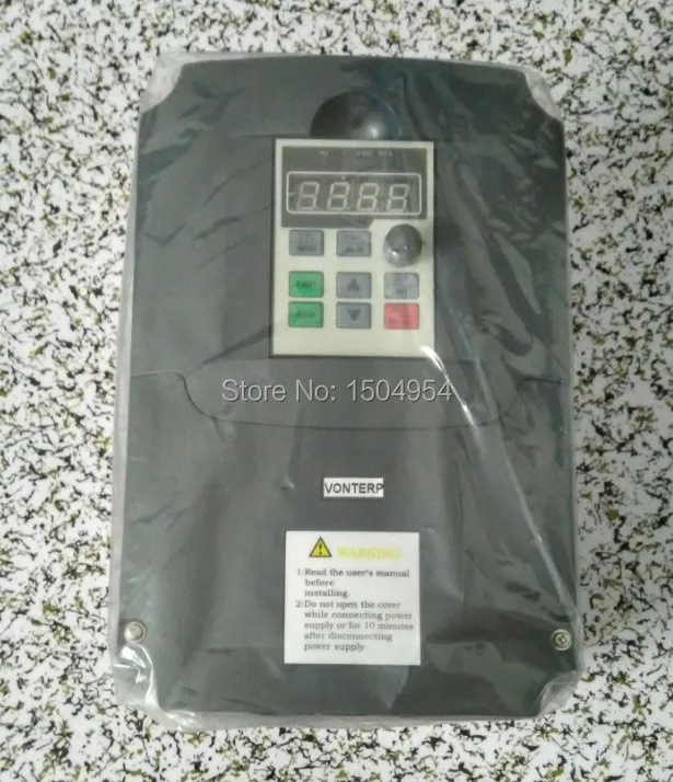 

VFD inverter 5.5KW 25A 220V single phase input and 220v 3 phase output Variable Frequency Drives for ac motor speed control