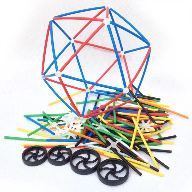 284 шт 4D DIY Пластиковые игрушки соломенные бои вставленные строительные наборы игрушки блоки кирпичи Рождественский подарок для детей