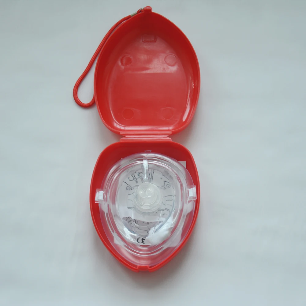 

10 Pieces CPR Resuscitator Rescue Masks Mouth To Mouth With One-way Valve For First Aid Training 6 Colors Choosed