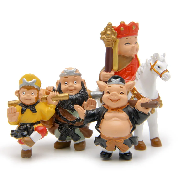 

2017 cartoon baby toys Great Sage Return Journey to the West Tang Monk Sun Wukong Shishang Porcelain action & toy figures doll