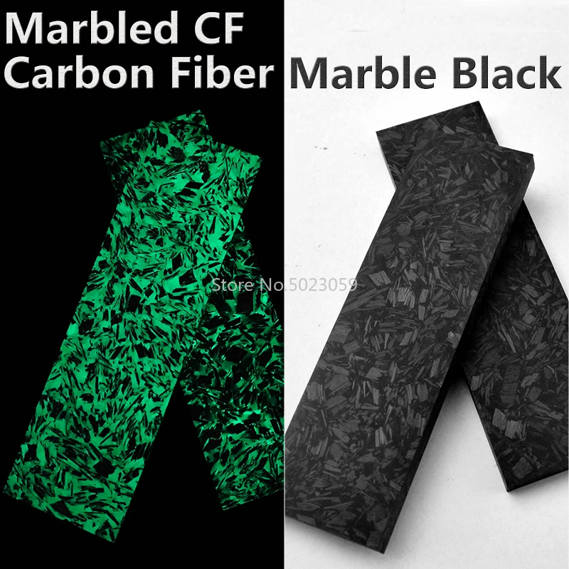 1Piece Noctilucent Marbled CF Carbon Fiber Block Ripple Resin Tool for DIY Knife Handle Craft Supplies | Инструменты