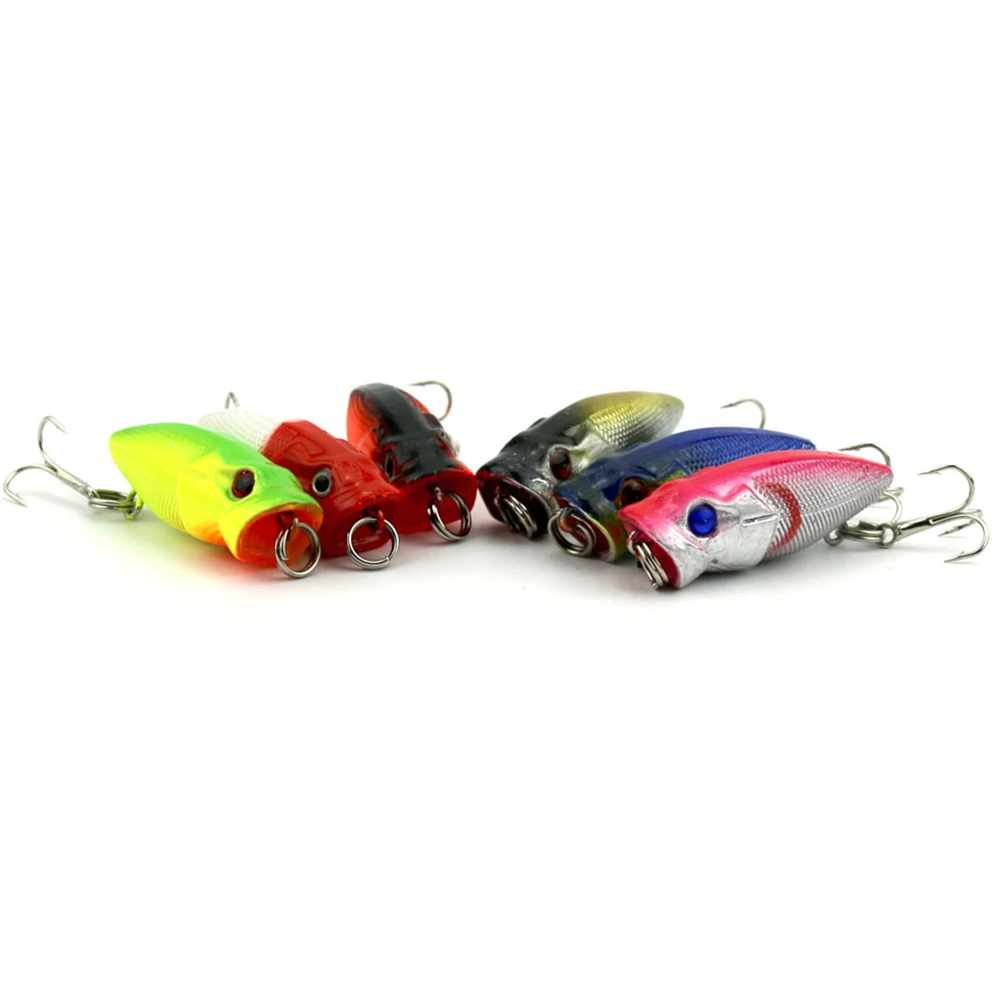 

1 PCs Mini Popper Fishing Lures 3D Eyes 3.5cm/3g Hard Bait Crankbait Wobblers Fishing Tackle Isca Artificial Poper