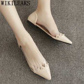 

Korean Shoes Women Loafers Creepers Harajuku Shoes Woman 2020 Slip On Pointed Toe Flats Boat Shoes Women Tenis Feminino Casual