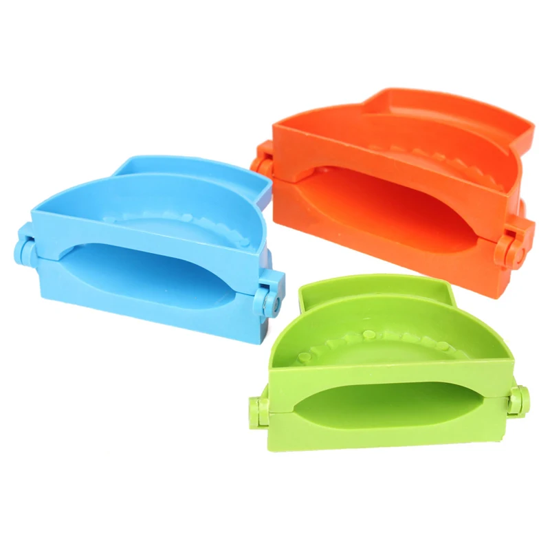 3Pcs Colorful Dumpling Mold Empanada Meat Dough Press Molds Maker DIY Kitchen Baking Tool New