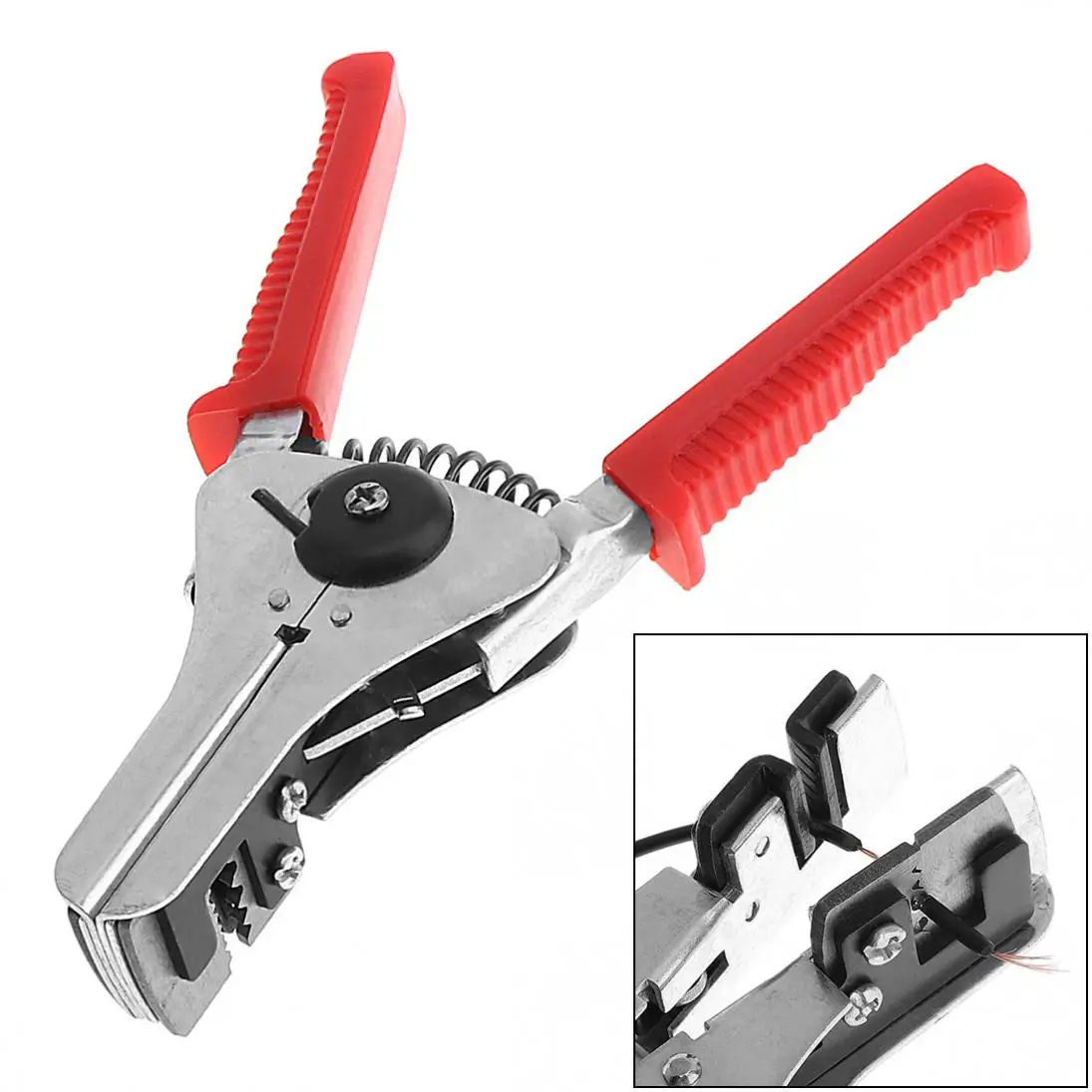 

7 Inch Multifunction Automatic Wire Stripper Crimping Pliers B-type with Plastic Handle for Broken / Tight / Stripping Line