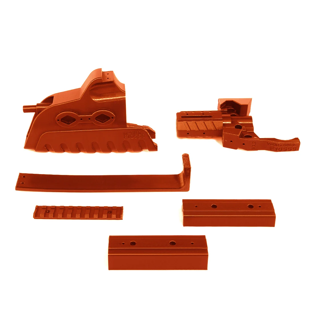 

Worker f10555 3D Printing NO.116 Short Barrel Carry Handle Kit for Nerf Stryfe - Orange