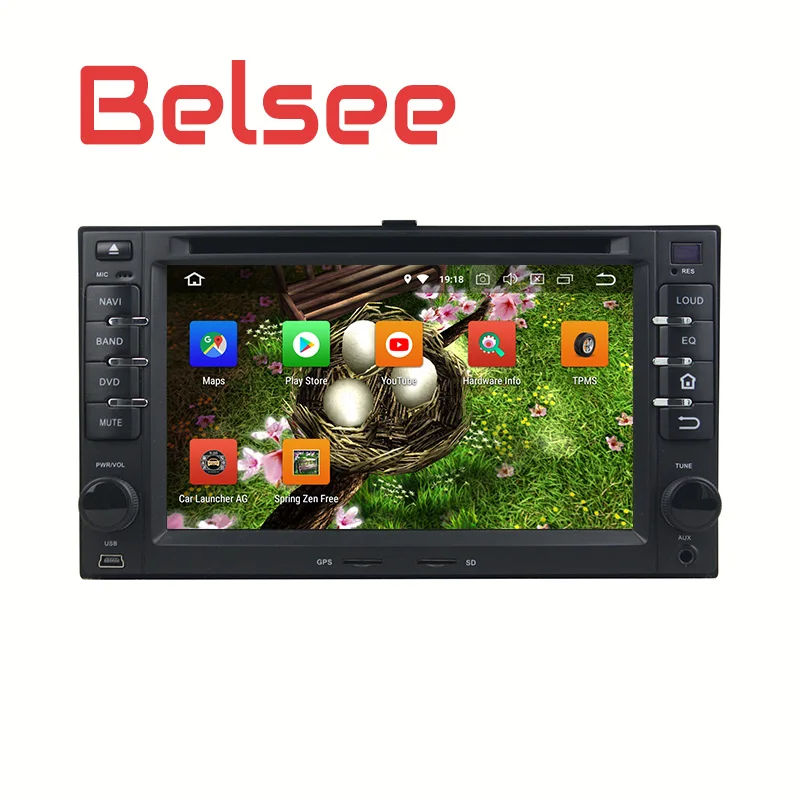 Belsee KIA Cerato Sportage CEED Sorento Optima Rio Sedona Универсальный Android 8,0 автомобильный стерео радио 2 Din головное устройство gps навигация
