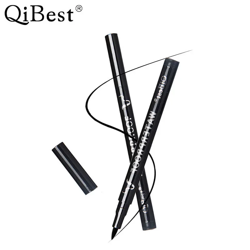 

Makeup Eye Liner Waterproof Long Lasting EyeLiner Pen +Eyeliner Aids Balck Liquid Eyeline Pencil Easy to Wear Eyeliner Stencil