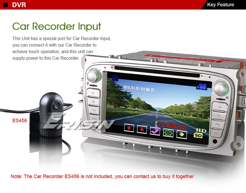 Discount Car DVD CD Player Erisin ES7189F 7" Win8 UI Stereo GPS DAB+ System for Ford Focus Galaxy C-Max S-Max 9